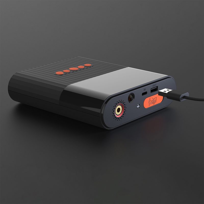 smarts jump starter power bank pitstop mah with compressor and torch black