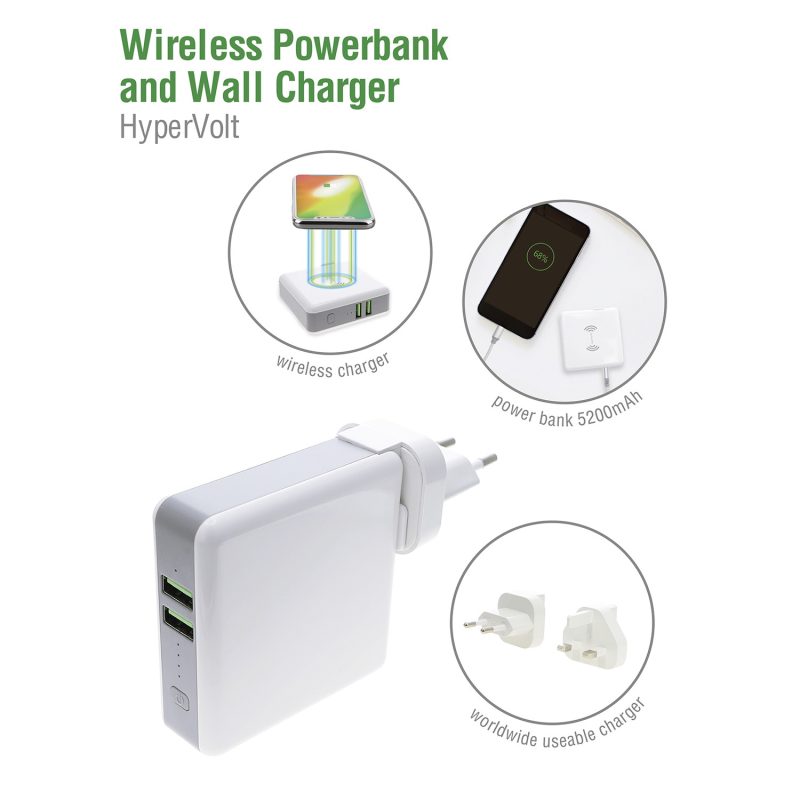 smarts wireless power bank hypervolt mah
