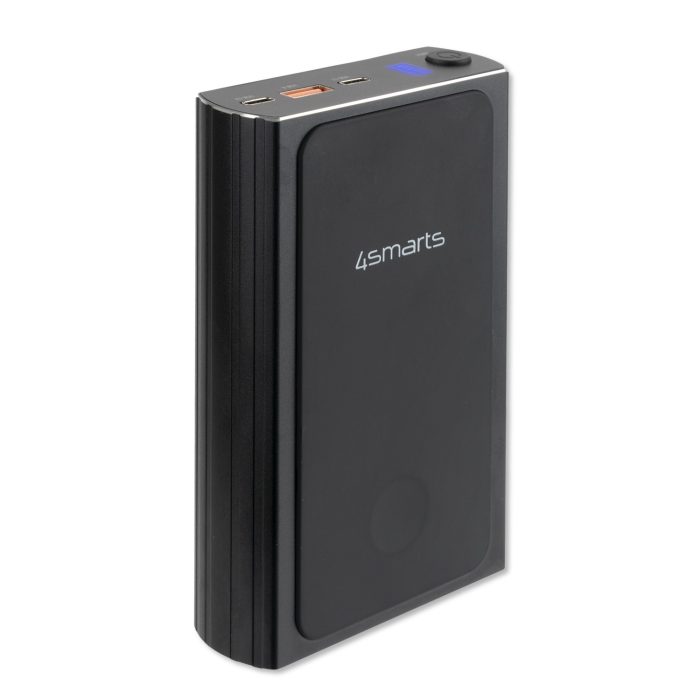 smarts wireless power bank volthub graphene mah with tesla batteries quick charge and pd w black