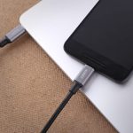 aukey cb cd braided usb  cable usb c male usb c male m