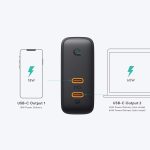 aukey pa b omnia duo w dual port pd wallcharger