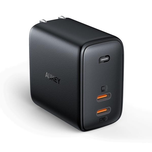aukey pa b omnia duo w dual port pd wallcharger