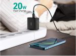 aukey pa fs swift series w  port pd charger black