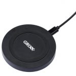 grixx optimum wireless charger w qi certified black