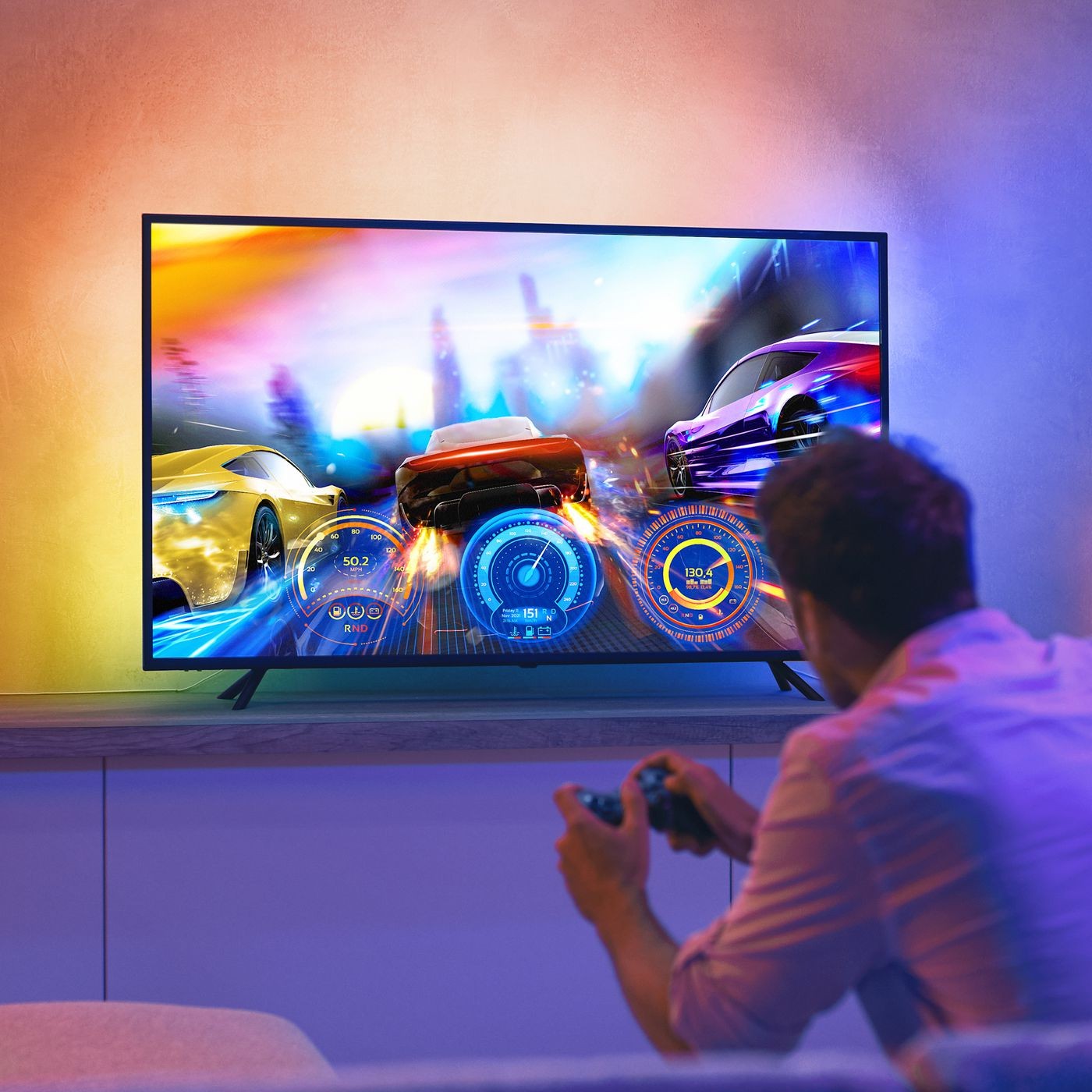 led-220v-rgbw-2m-hue-play-gradient-lightstrip-55-philips led v rgbw m hue play gradient lightstrip  philips