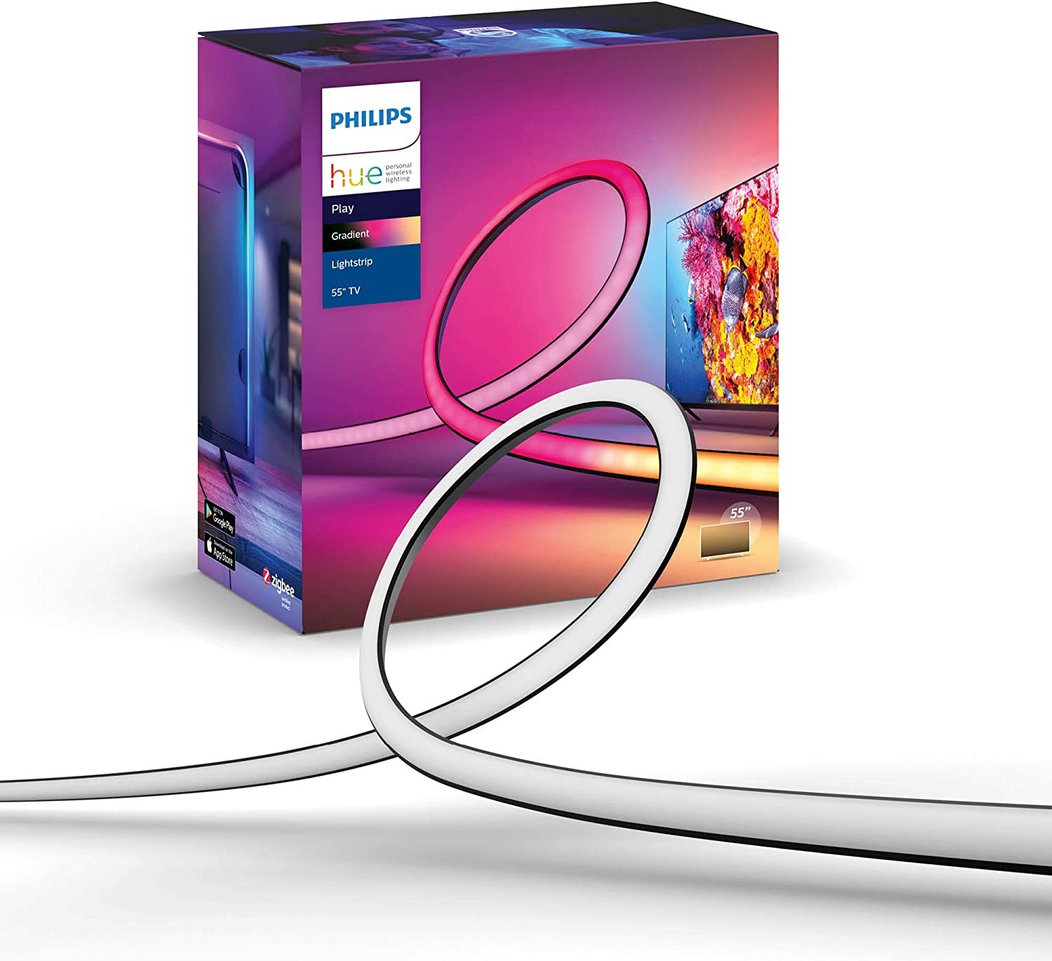 led-220v-rgbw-2m-hue-play-gradient-lightstrip-55-philips led v rgbw m hue play gradient lightstrip  philips