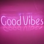 led neon good vibes