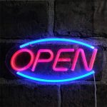 led neon open