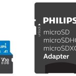 philips micro sdxc card gb class  uhs i u incl adapter fmmpb