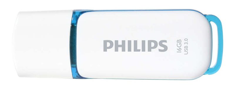 philips usb  gb snow edition blue