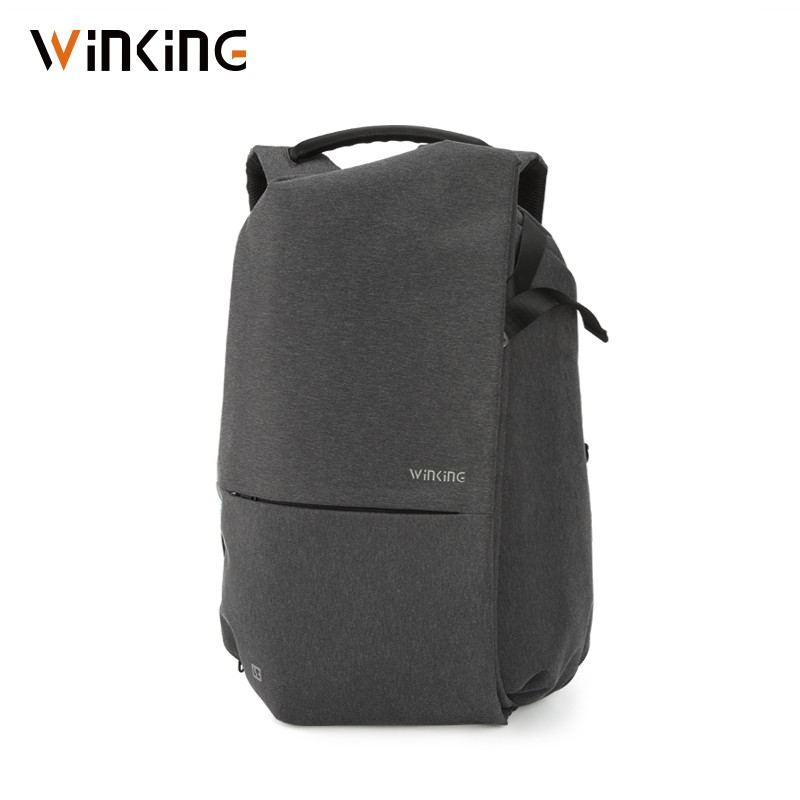 winking backpack for devices up to  grey