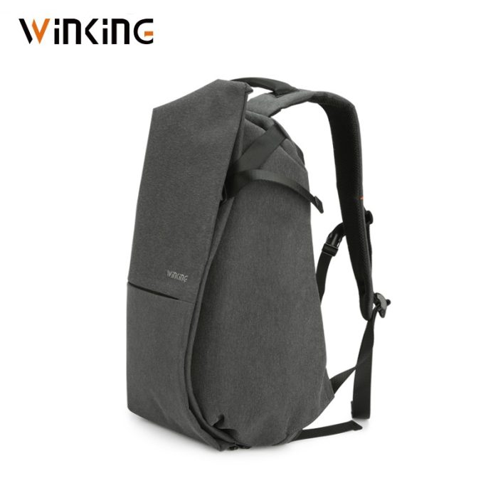 winking backpack for devices up to  grey