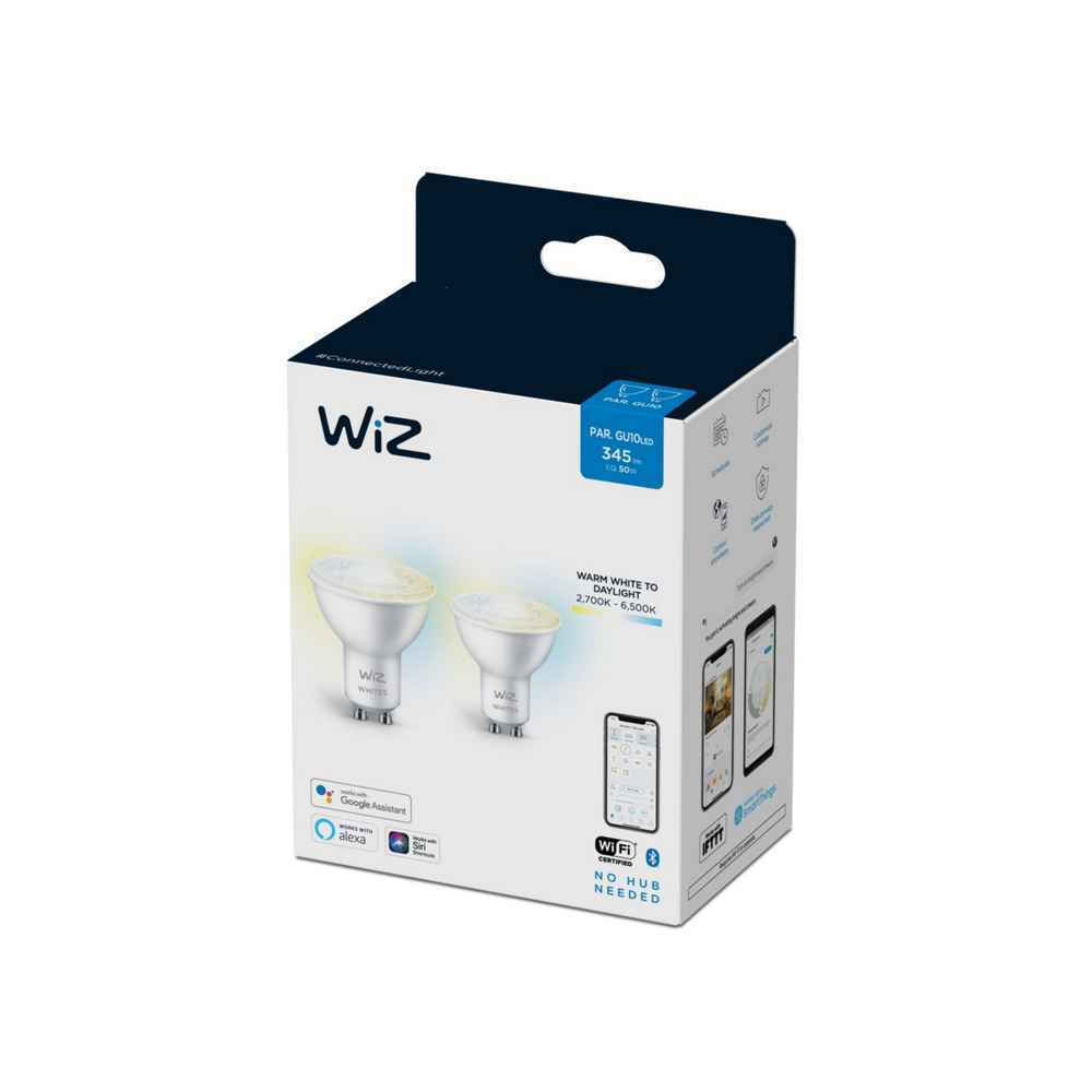 Wiz GU10 White Led Lamp 2pack - Image 1