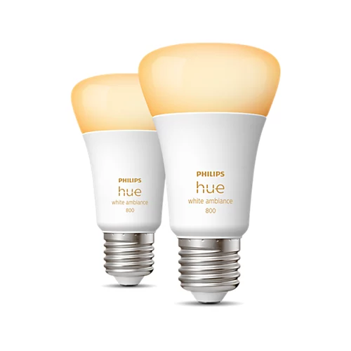 Philips Hue White Ambiance 6W E27 2pc